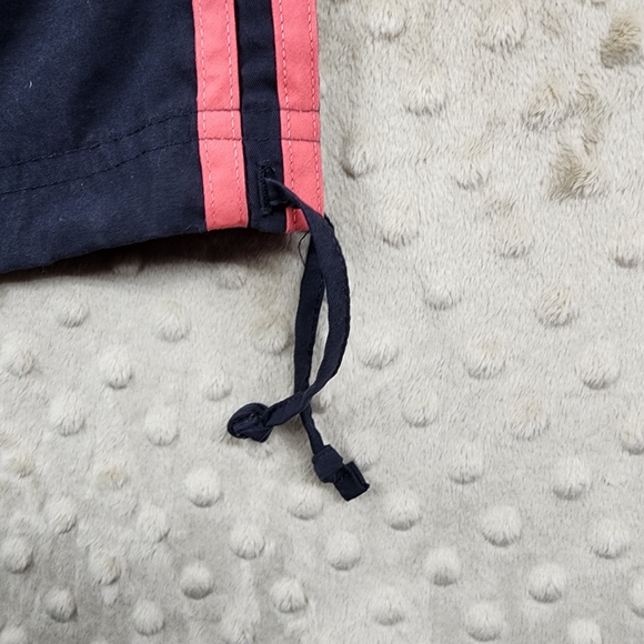 Adidas Pants Womens XL Black Coral Cropped Track Yoga Capris - Picture 6 of 7